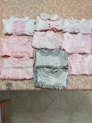 Set 10 maglie neonata fino a 2 mesi