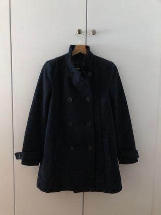 Abrigo azul Mango