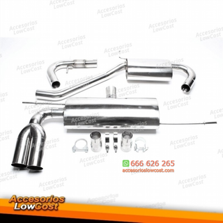 Sistema de escape acero inoxidable TA Technix 2x7