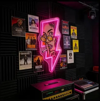 Lampada neon led "Flash woman"