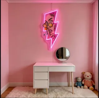 Lampada neon led "Flash woman"