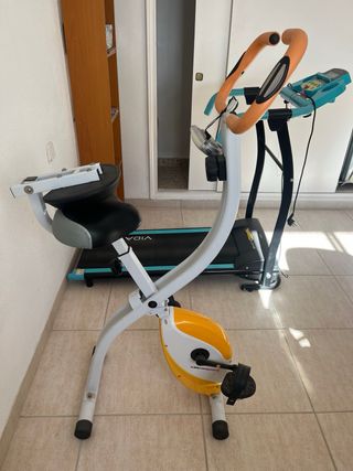 Bicicleta Estática con Respaldo