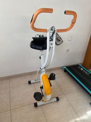 Bicicleta Estática con Respaldo
