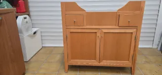 Mueble bajo lavabo de madera
