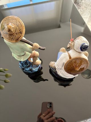 Figuras de porcelana de chinos