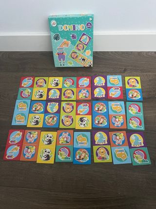 Dominó infantil animales 24 tarjetas