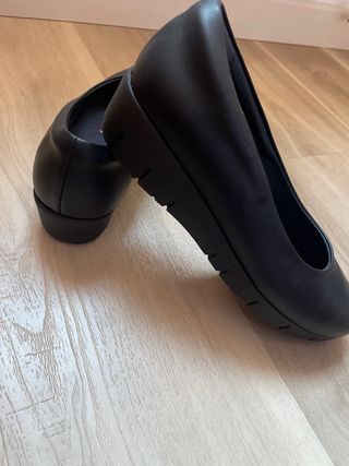 Zapatos  laborales  de salón piel One Flex negros