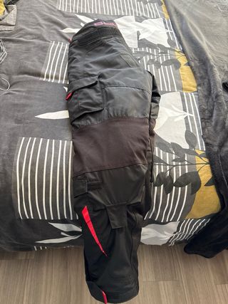 Pantalones Moto Bela Negros y Rojos talla 2xl