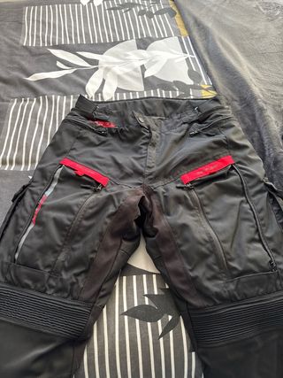 Pantalones Moto Bela Negros y Rojos talla 2xl