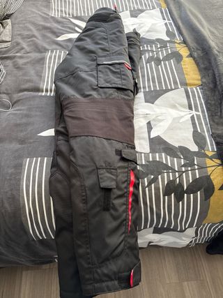 Pantalones Moto Bela Negros y Rojos talla 2xl