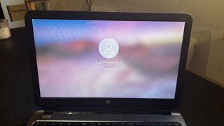 Portátil HP Gris y Negro