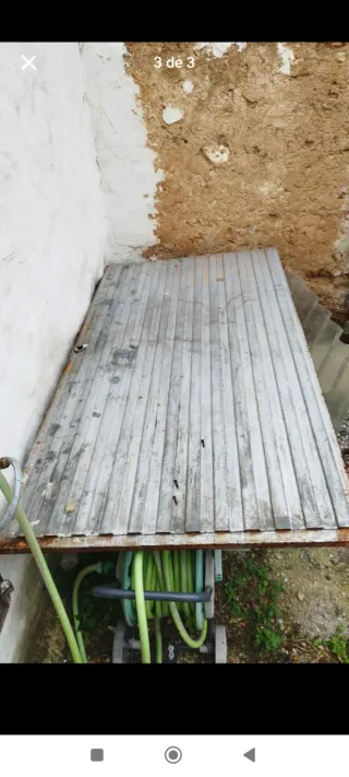 Puerta de garaje metálica