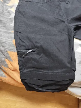 Pantalón de trekking convertible negro