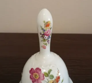 Campana Porcelana Decorativa Hammersley Flores