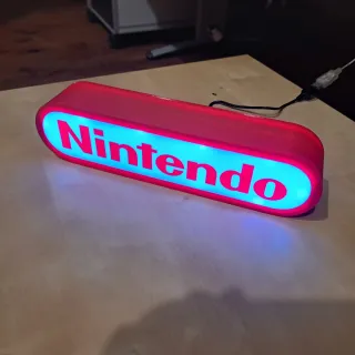 Lámpara LED Nintendo Decoración
