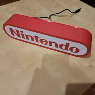 Lámpara LED Nintendo Decoración