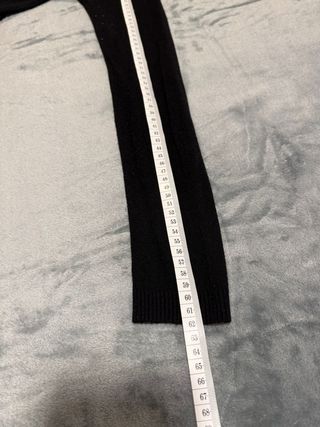 Rare Long Knit Cardigan Vintage 2000s, Black Minim