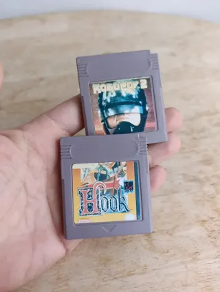 2 Cartuchos Nintendo Game Boy: Robocop 2 y Hook