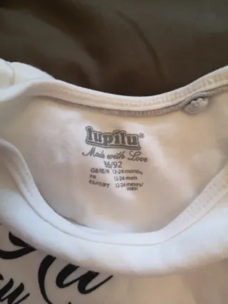 Lote 6 peças roupa bebé menina