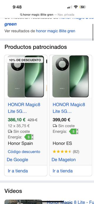 Honor Magic8 Lite 5G NFC