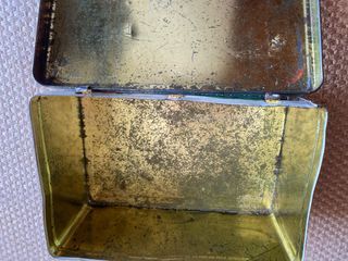 Caixa de costura vintage em lata da Cola -Cao