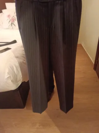 Chaqué Talla 48 Negro pantalón será 42