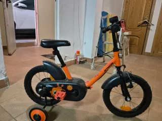 Bicicleta Infantil Btwin Decathlon Naranja.