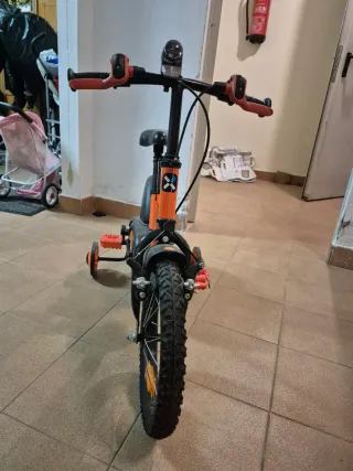 Bicicleta Infantil Btwin Decathlon Naranja.