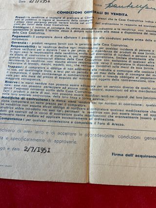 Documento Moto Guzzi Galletto 160 - 1951