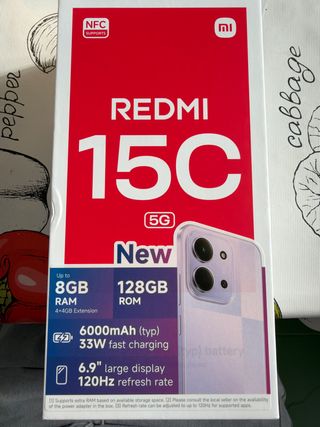 Xiaomi Redmi 15C 5G 128GB Verde/Violeta