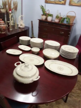 Vajilla antigua 55 piezas