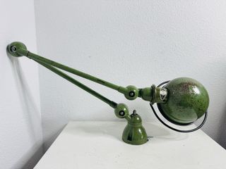 Lámpara Jielde Industrial 1960s Verde