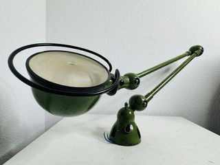 Lámpara Jielde Industrial 1960s Verde