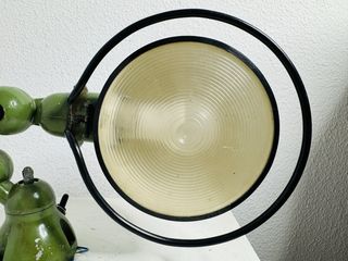 Lámpara Jielde Industrial 1960s Verde