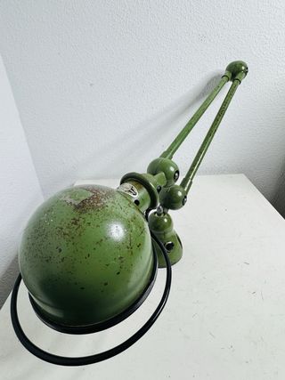 Lámpara Jielde Industrial 1960s Verde