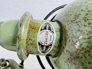 Lámpara Jielde Industrial 1960s Verde