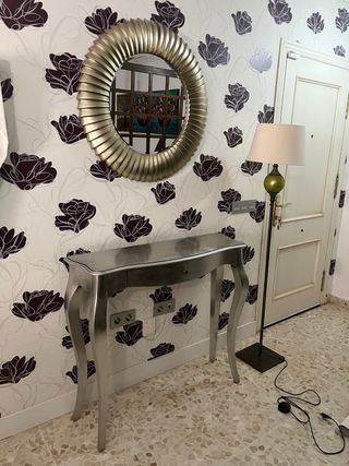 Set ingresso con consolle e lampada da terra