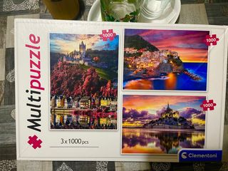 Puzzle Clementoni 3x1000 Piezas Paisajes