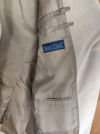 Americana beige Saint Clair. Talla:54
