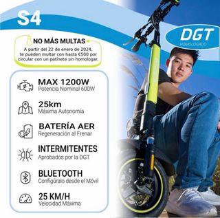Patinete eléctrico- MASCOOTER S4