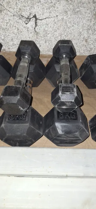 Kit de pesas hexagonales profesionales de gimnasio