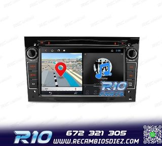 RADIO GPS ANDROID 11 PARA OPEL ASTRA H VIVARO ZAFIRA VECTRA