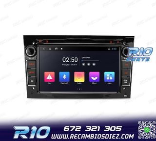 RADIO GPS ANDROID 11 PARA OPEL ASTRA H VIVARO ZAFIRA VECTRA
