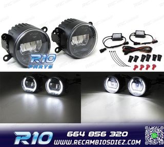FAROS ANTINIEBLA LUZ DIURNA UNIVERSAL NEGRO