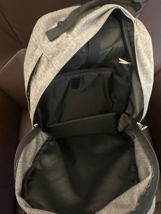 Mochila Eastpak gris triple