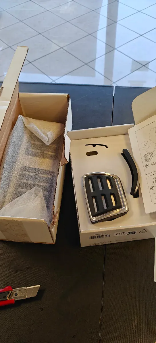 Copri pedali Skoda acciaio inox