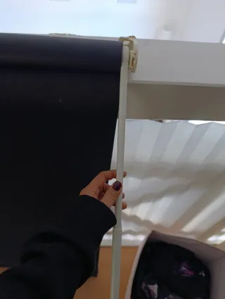 Estor enrollable negro Ikea