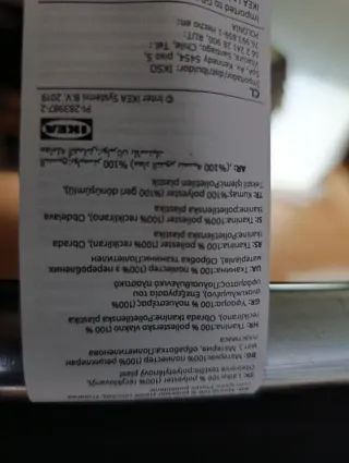 Estor enrollable negro Ikea