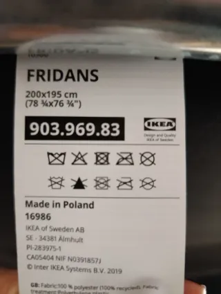 Estor enrollable negro Ikea