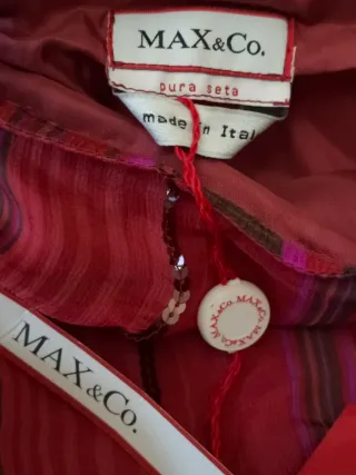 Max&Co gonna seta balze asimmetrica nuova